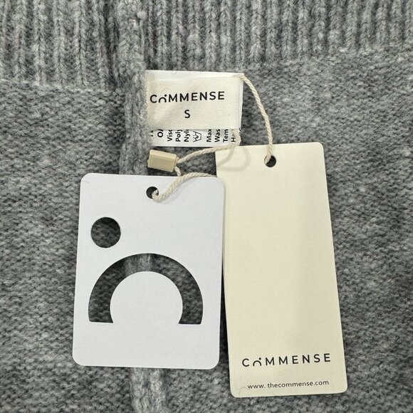 Commense Lace Trim Bow-Decor Draped Oversized Sweater NWT, Size S - Picture 11 of 17